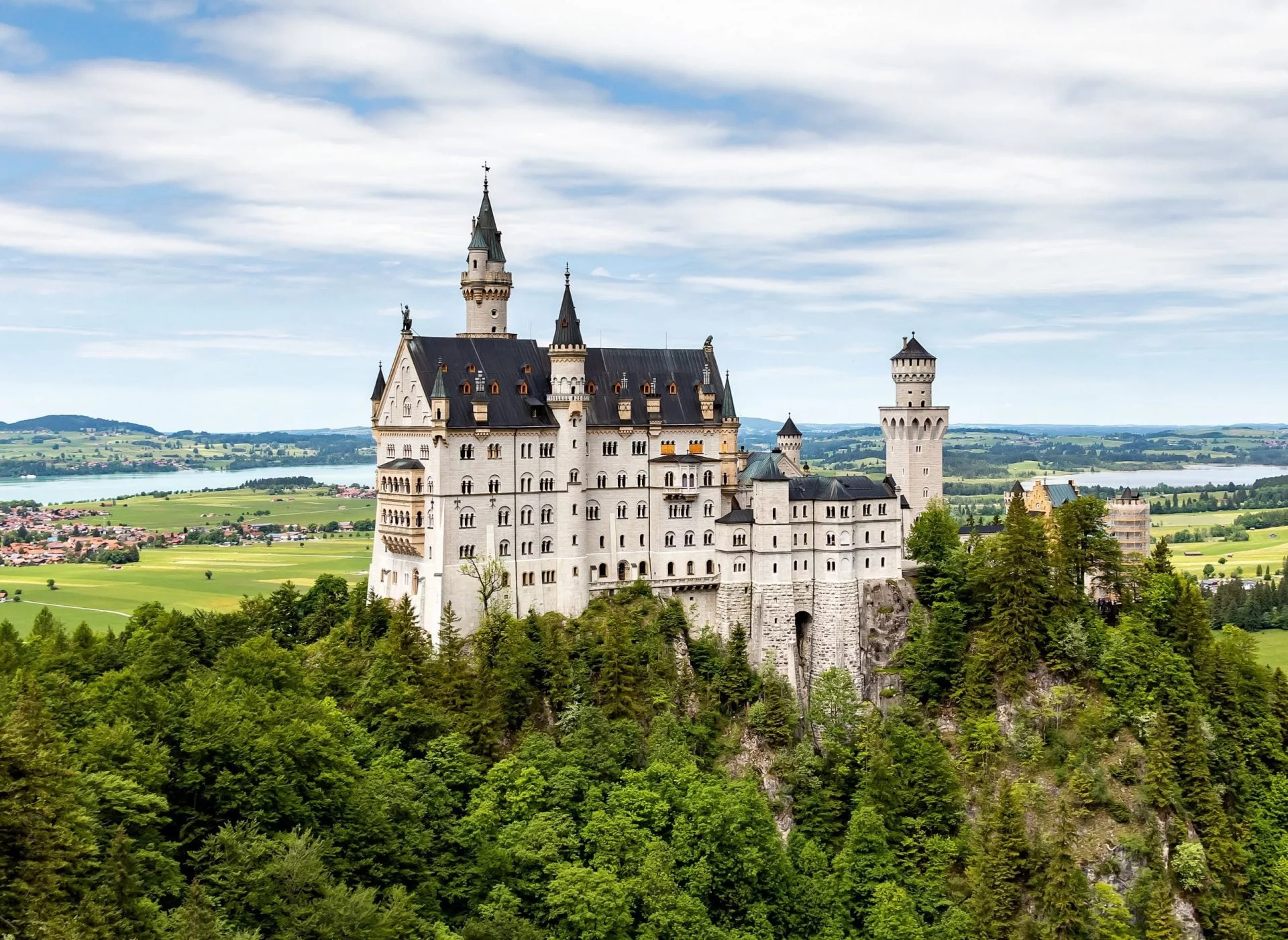 lage hotel ludwigs, schloss nähe füssen, schlösser nähe hotel ludwigs